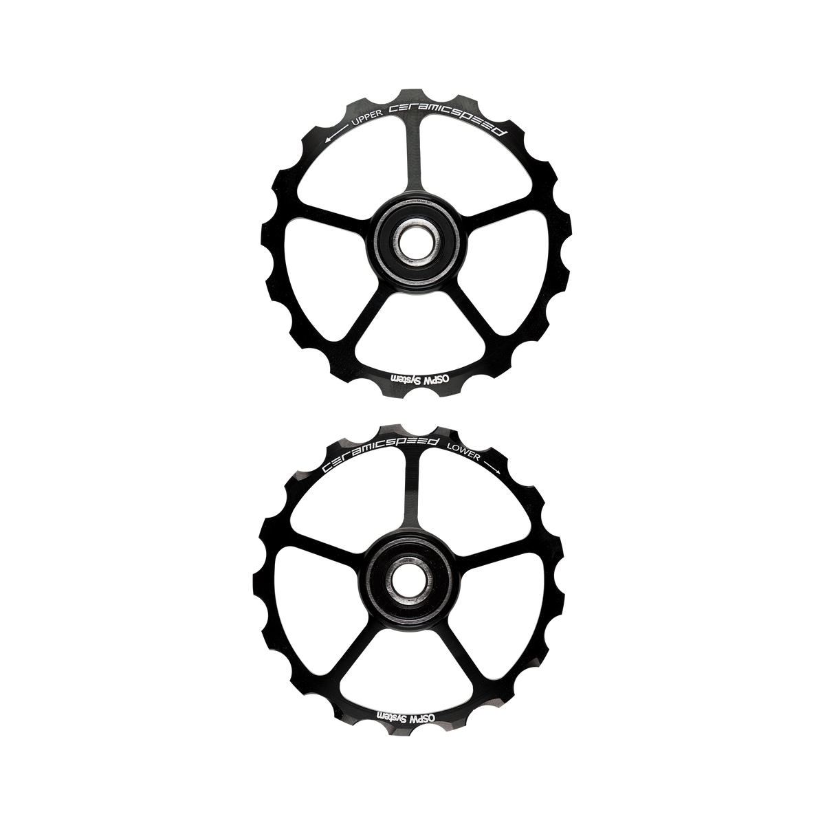 CeramicSpeed プーリーセット Upper/Lower Oversized Pulley Wheels 17 tooth