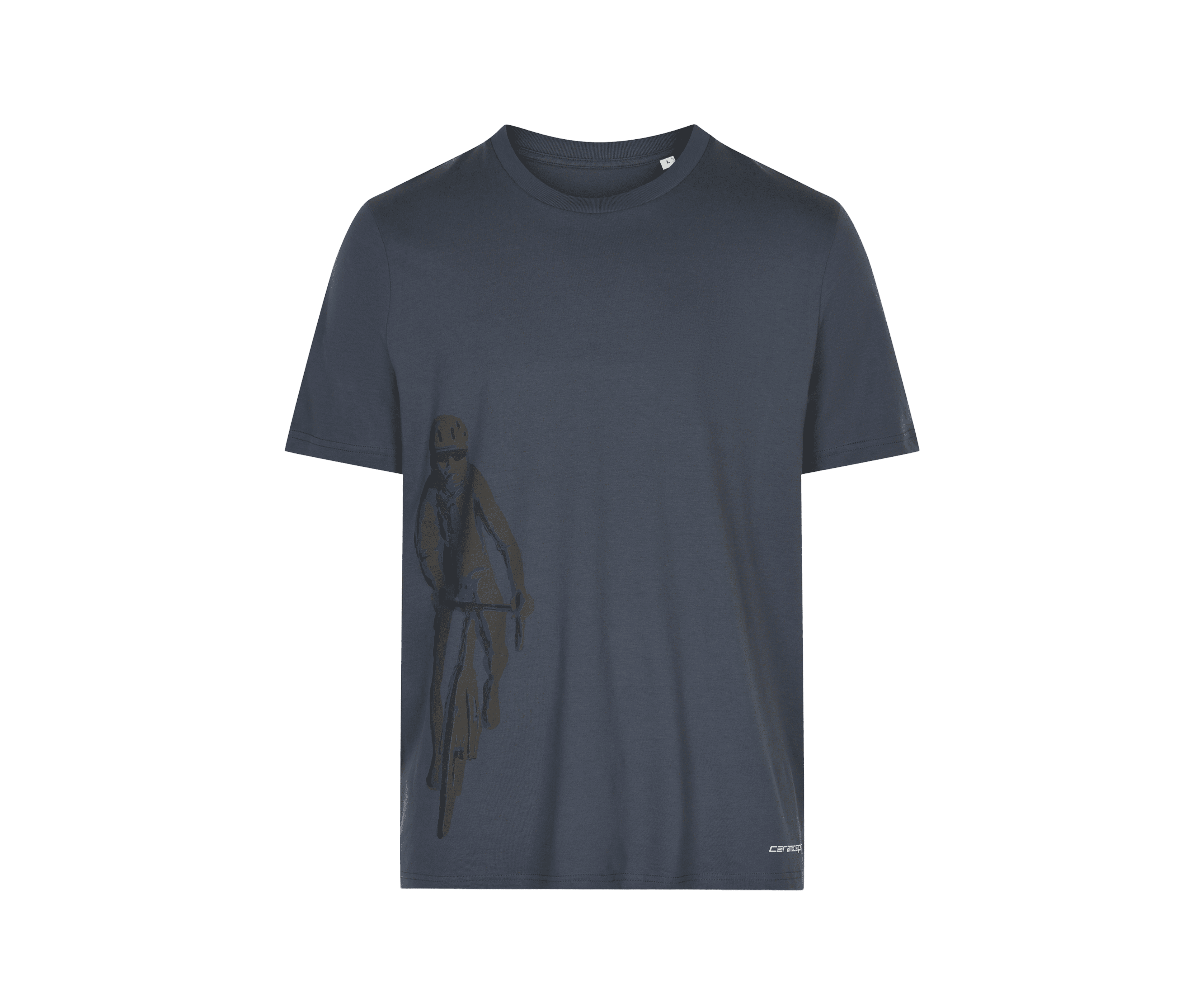 Cyclist T-Shirt Dark Grey