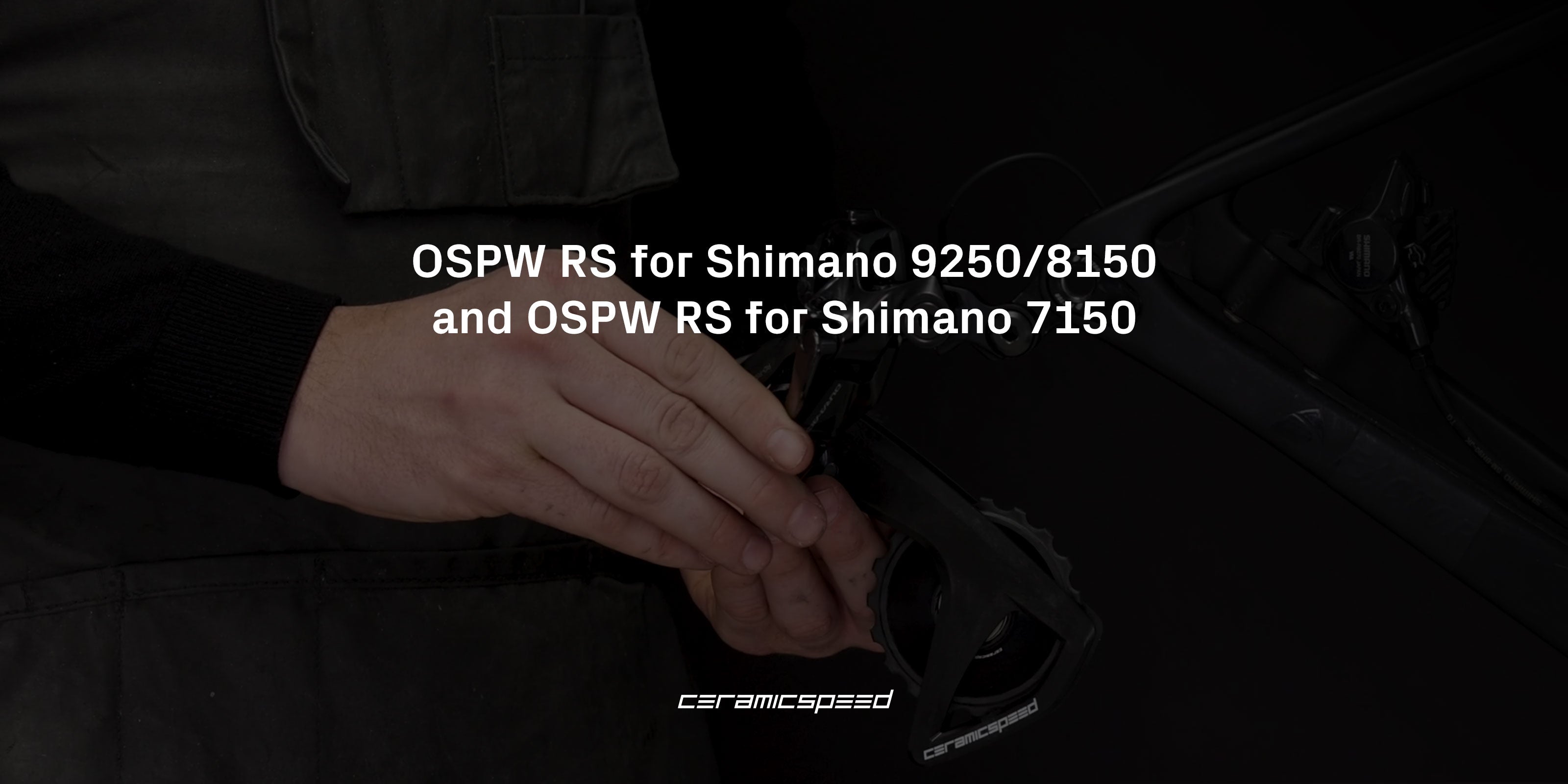 最安挑戦Ceramicspeed OSPW SHIMANO シマノ COATED セラスピ ビッグプーリー GLD 限定 R9100 R8000 リアディレイラー